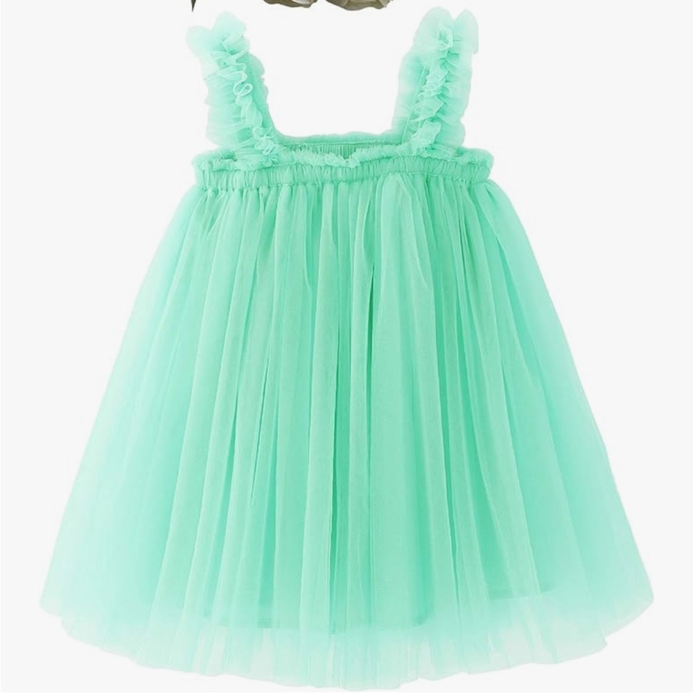 Mint Green Tulle Dress